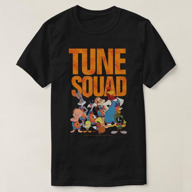 Camiseta Space Jam A New Legacy Tune Squad Group Shot  (Diseño del anverso)