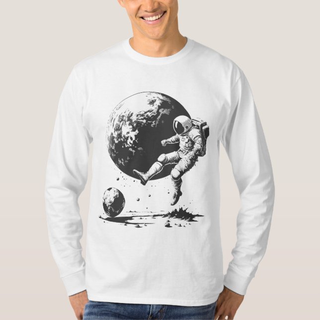 Camiseta space soccer t-shirt (Anverso)