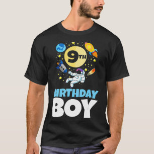 Camiseta Space Themed Bday 9 Years Old Astronaut 9th Birt