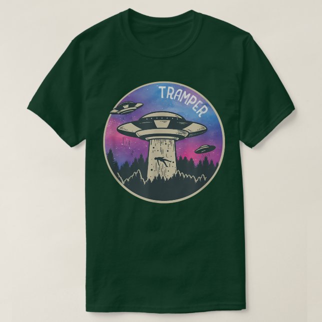 Camiseta Space Tramper Astronaut Space Trip Spaceship Galay (Diseño del anverso)