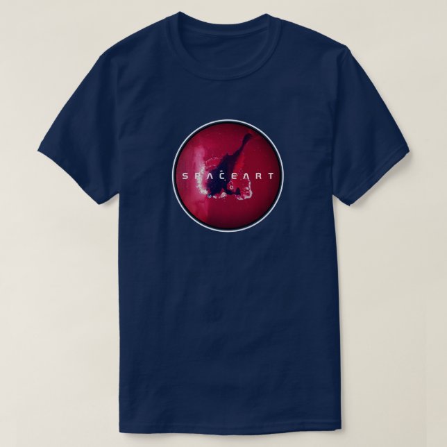 CAMISETA SPACEART:  (Diseño del anverso)