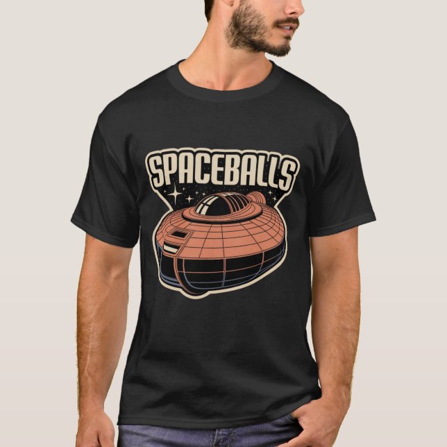 Camiseta SPACEBALLS espacial retro (Anverso)
