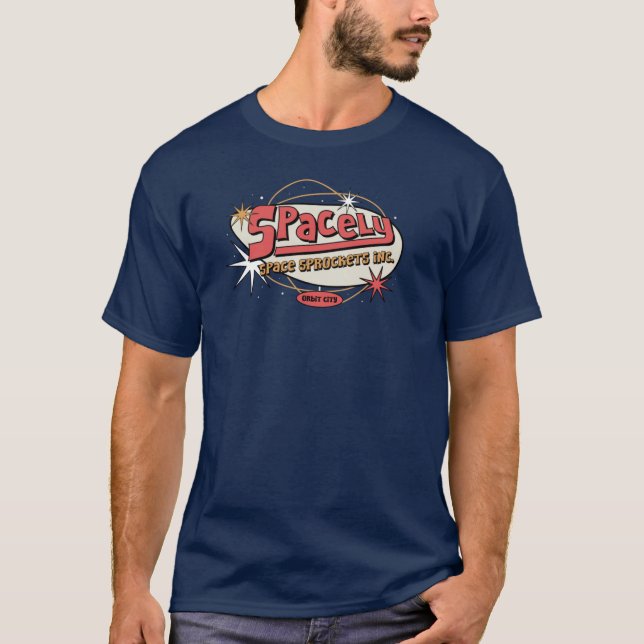 Camiseta Spacely Space Sprockets Inc chico de familia (Anverso)