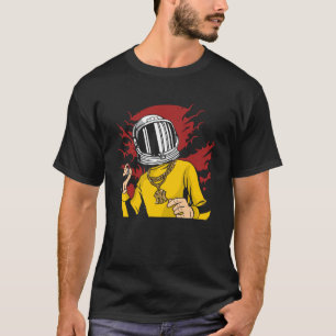 Camiseta Spaceman Mars, Astronauta De Karate Y Kung Fu, Ref