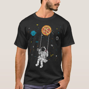 Camiseta Spaceman Pizza, Funny Fast Food Solar System Astro