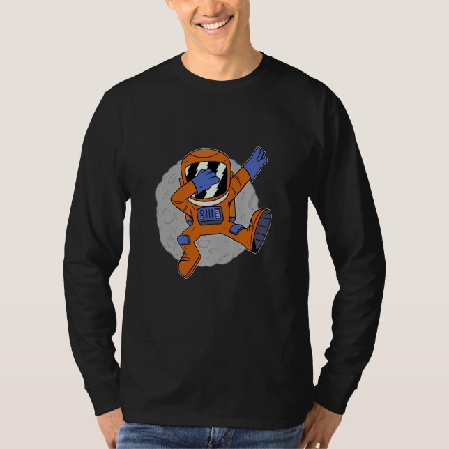 Camiseta spaceman space astronaut dab dabbing (Anverso)