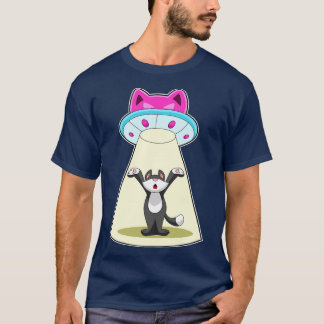 Camiseta Spaceship Cat