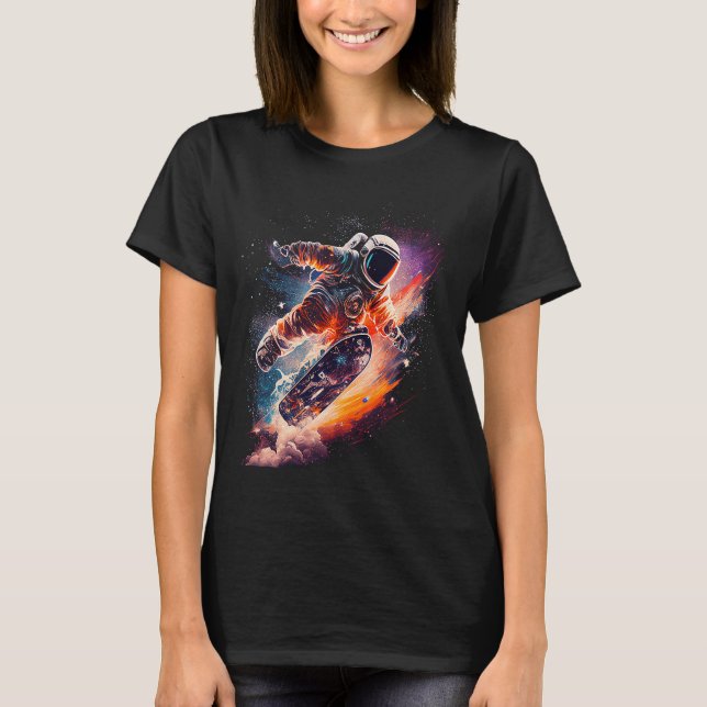 Camiseta Spacesurfer espacio astronauta astronauta (Anverso)