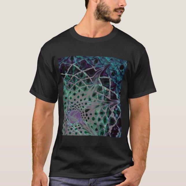 Camiseta Spacey Tie Dye Hippie Psychedelic Mandala Boho Dea (Anverso)