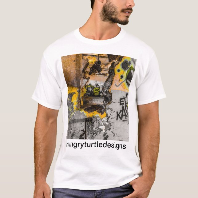 Camiseta Spackle agrietado (Anverso)
