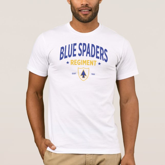 Camiseta Spaders azules - 26º Regimiento de Infantería (Anverso)
