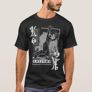 Camiseta Spades King Basketball Vintage Poker Design
