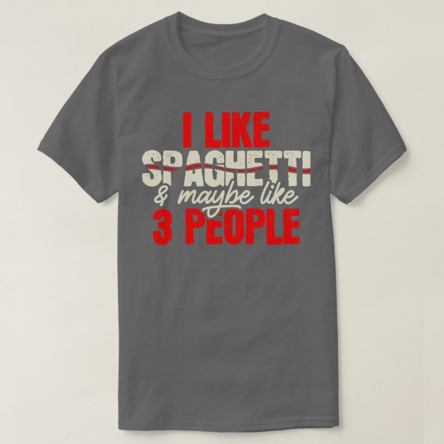 Camiseta Spaghetti (Diseño del anverso)