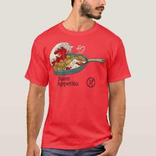 Camiseta Spaghetti Bolognese - Fideos italianos - japonés R