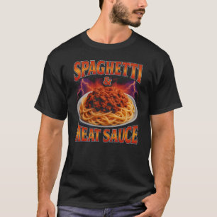 Camiseta Spaghetti comida favorita graciosa raras espagueti