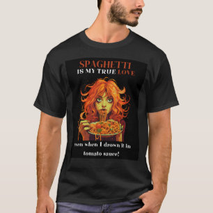Camiseta Spaghetti Es Mi Verdadero Amor Incluso Cuando Lo A