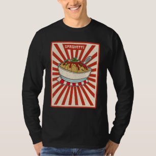 Camiseta Spaghetti Italia Cocina italiana Noodles Vacacione