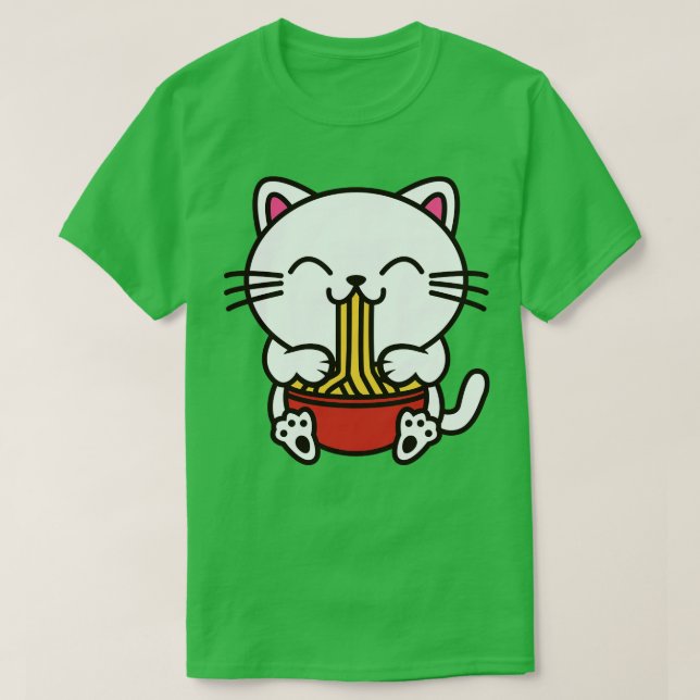 Camiseta Spaghetti Kawaii (Diseño del anverso)