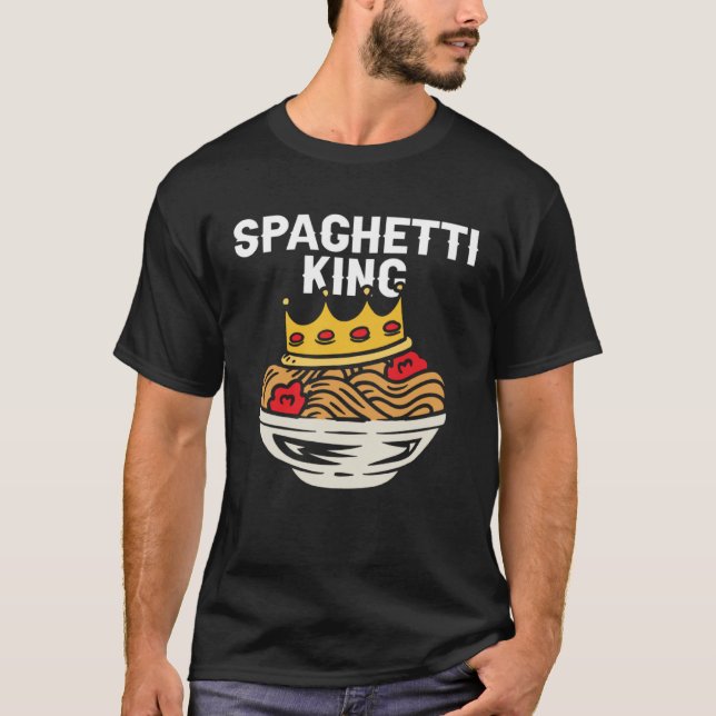Camiseta Spaghetti King (Anverso)