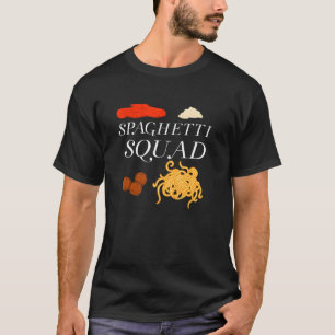 Camiseta Spaghetti Squad Pasta Alimentos Italianos