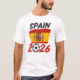 Camiseta Spain 2026 Soccer Fan Design with Flag Colors