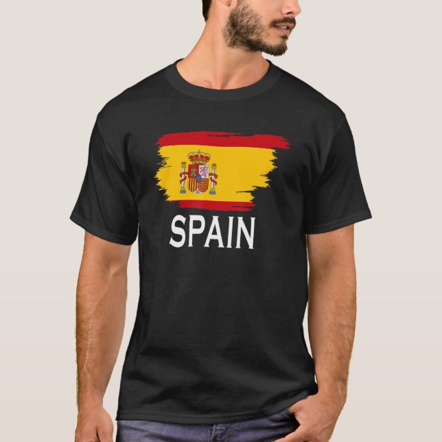 Camiseta Spain Country Spanish Flag for Men Women Kids Spai (Anverso)