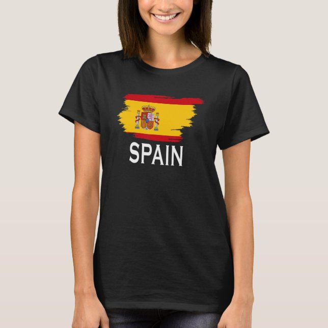 Camiseta Spain Country Spanish Flag for Men Women Kids Spai (Anverso)