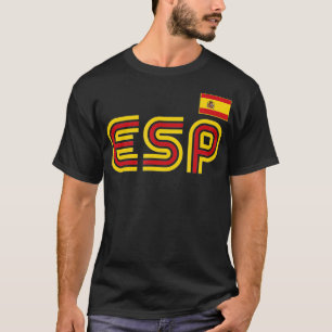 Camiseta Spain Flag Retro International Country Espana Span