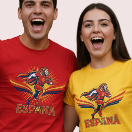 Camiseta Spain Football Lion Hero National Pride Action Art