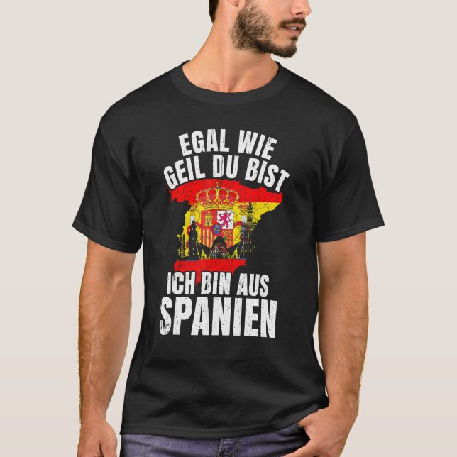 Camiseta Spain Idea Andalusia Spain Espanol Espana Flag (Anverso)