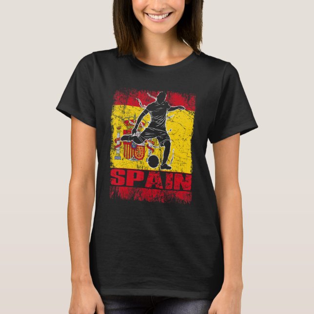 Camiseta Spain Soccer Spain Football Spain Flag Soccer play (Anverso)