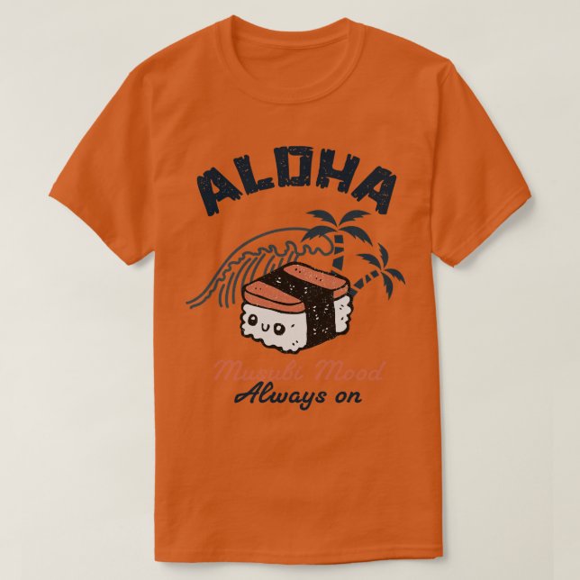 Camiseta Spam Musubi Cultura Hawái (Diseño del anverso)