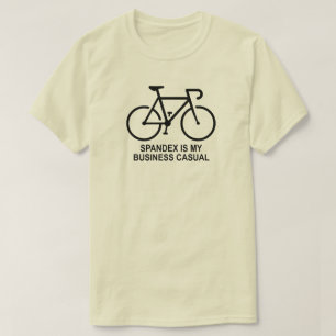 Camiseta Spandex es mi ropa de trabajo informal en biciclet