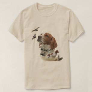 Camiseta Spaniel Bretón, Pasión por las Aves
