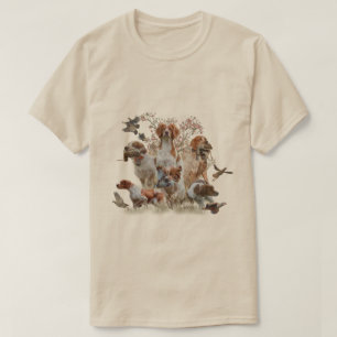 Camiseta Spaniel Bretón, Pasión por las Aves
