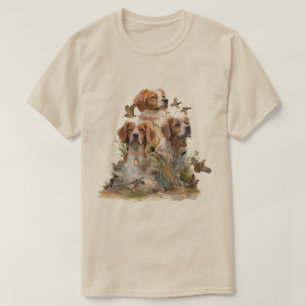 Camiseta Spaniel Bretón, Pasión por las Aves