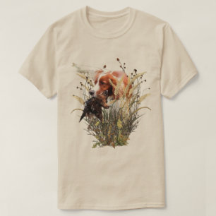 Camiseta Spaniel Bretón, Pasión por las Aves