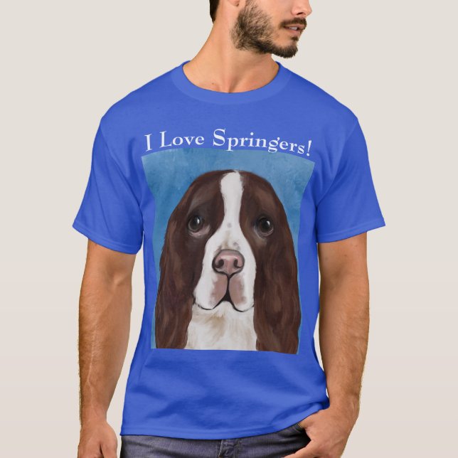 CAMISETA SPANIEL SPRINGER INGLÉS (Anverso)