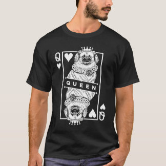 Camiseta Spaniel Tibetano Reina De Corazones  Perro  Pop