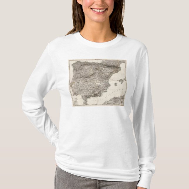 Camiseta Spanien compuesto, Portugal en 4 Blattern (Anverso)