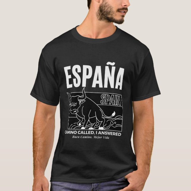 Camiseta Spanish bull spain (Anverso)