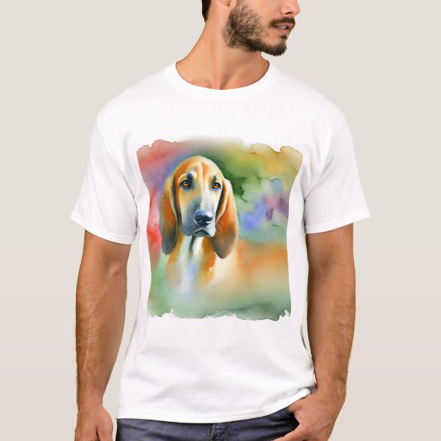 Camiseta Spanish Hound 060924AREF143 - Watercolor (Anverso)