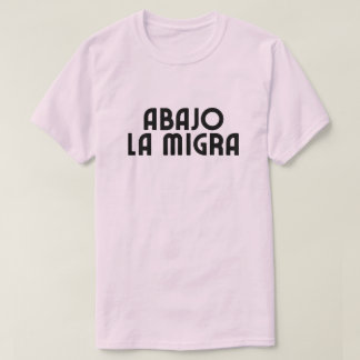 Camiseta Spanish Language Down With ICE