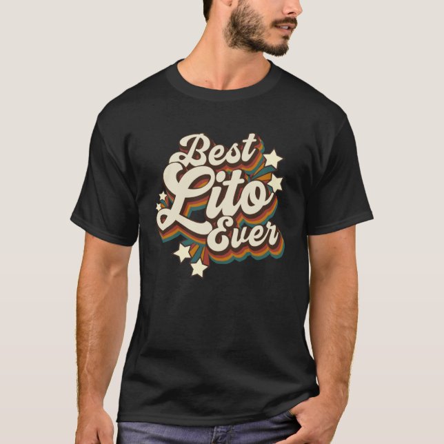 Camiseta Spanish Lito Grandpa  Best Lito Ever (Anverso)