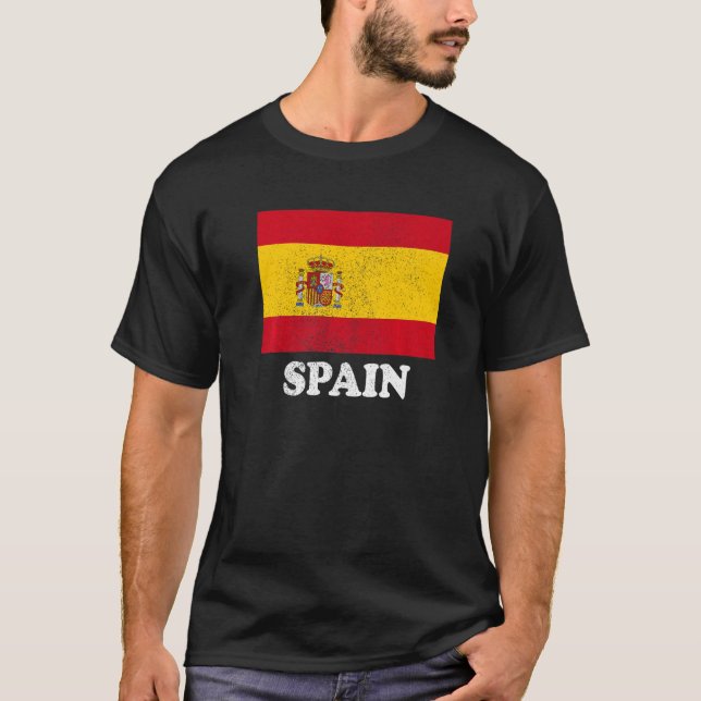 Camiseta Spanish Spain Flag Pride Spanish Flag   (Anverso)