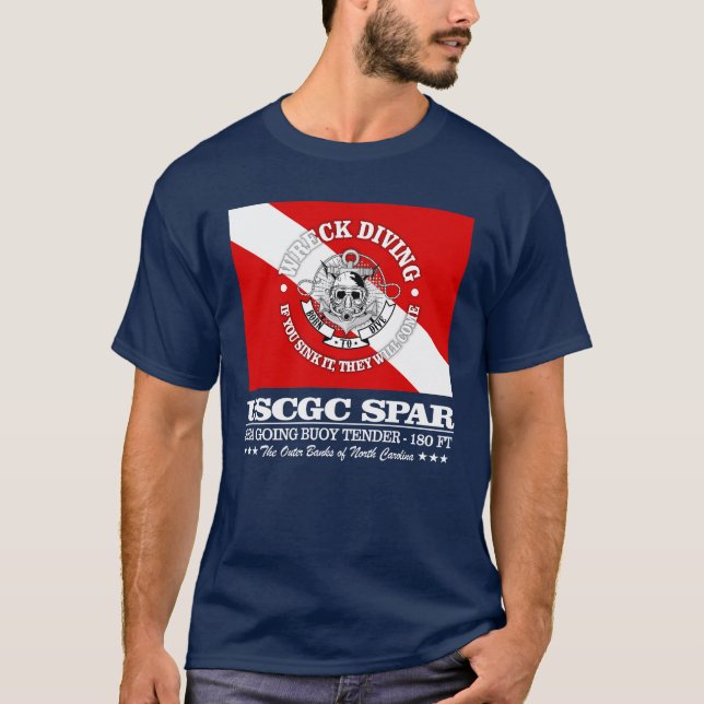Camiseta Spar USCGC (mejores restos de naufragio) (Anverso)