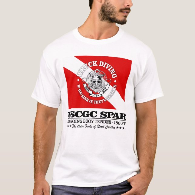 Camiseta Spar USCGC (mejores restos de naufragio) (Anverso)