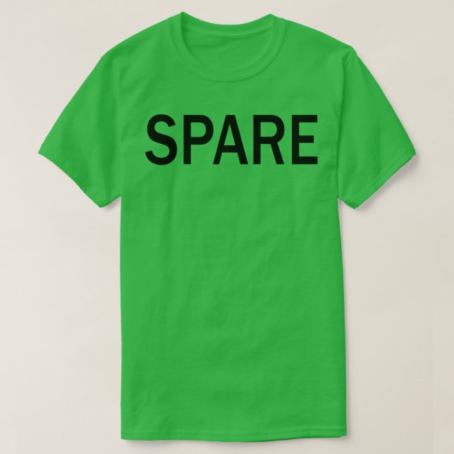CAMISETA SPARE 1 (Diseño del anverso)