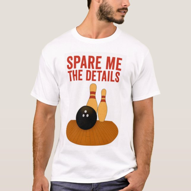 Camiseta Spare me the Details (Anverso)