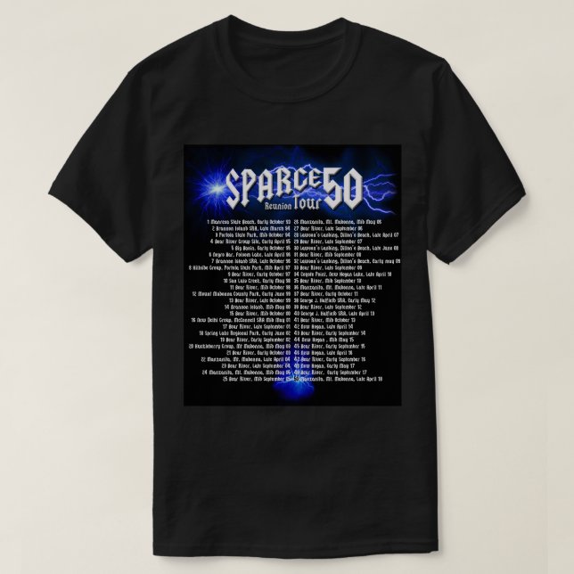 Camiseta Sparge50 (Diseño del anverso)